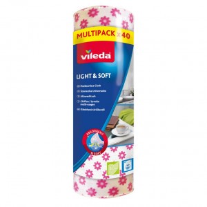 Vileda Ściereczka Ręcznik Rolka 40szt Light Soft