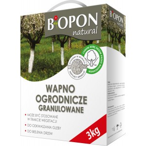 Wapno Ogrodnicze Granulowane 3kg Biopon 