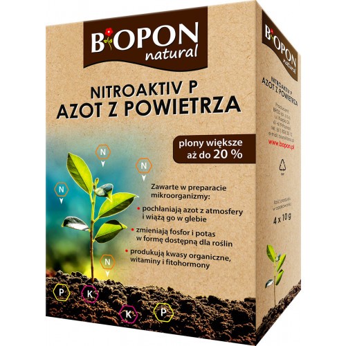 Nitroaktiw P Azot z Powietrza 40g Biopon Natural
