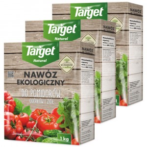 3szt Nawóz Ekologiczny do Pomidorów i Ogórków 1kg Target
