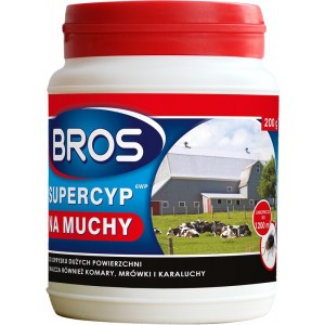 Supercyp Preparat Na Muchy, Komary, Owady 200g Bros 