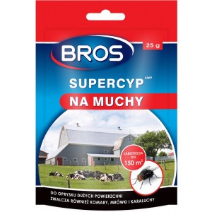 Supercyp Preparat Na Muchy, Komary, Owady 25g Bros 