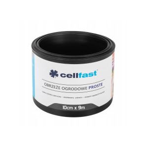 Cellfast Obrzeże Ogrodowe Proste 10cmx9m Czarne