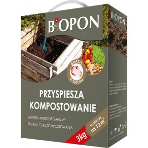 Komposter Przyspiesza Kompostowanie 3kg Biopon