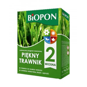 Piękny Trawnik Wiosna Nawóz do Trawnika 2kg Biopon
