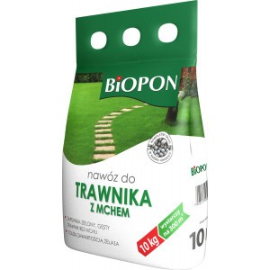 Nawóz Do Trawnika Z Mchem 10kg Biopon 