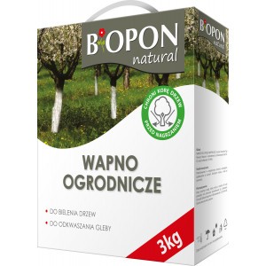 Wapno Ogrodnicze Do Bielenia i Odkwaszania 3kg Biopon 