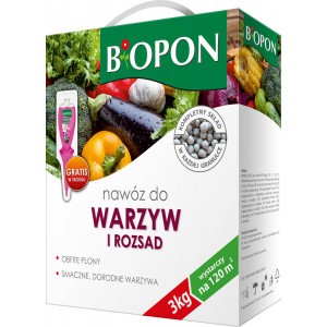 Nawóz Do Pomidorów, Ogórków I Warzyw 3kg Biopon 