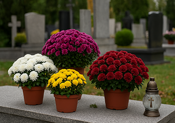 Chryzantemy na Święto Zmarłych - jakie wybrać i jak o nie dbać, by przetrwały długo