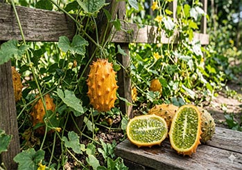 Kiwano w polskim ogrodzie - egzotyka, która smakuje jak banan i ogórek!