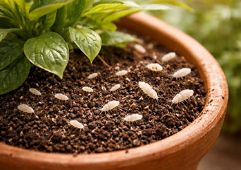 Skoczogonki w doniczce - czy trzeba z nimi walczyć, czy lepiej zostawić?