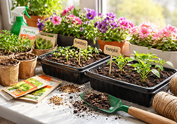Wysiew warzyw i kwiatów w lutym - co siać na parapecie i w szklarni?