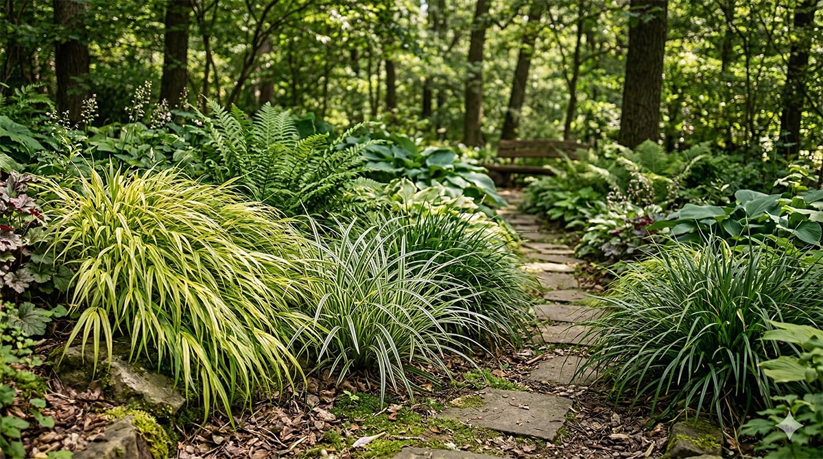 TOP 10 traw ozdobnych do cienia trawy ozdobne w cieniu