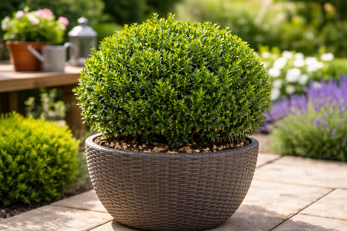 Bukszpan w doniczce bukszpan w doniczce