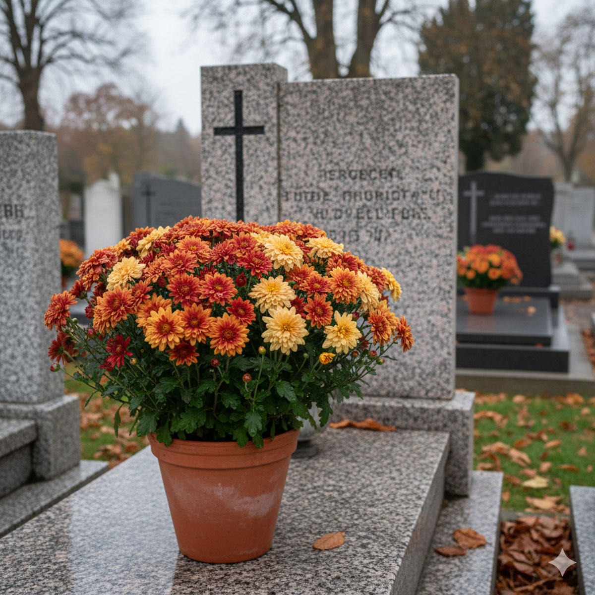 chryzantemynagrobie