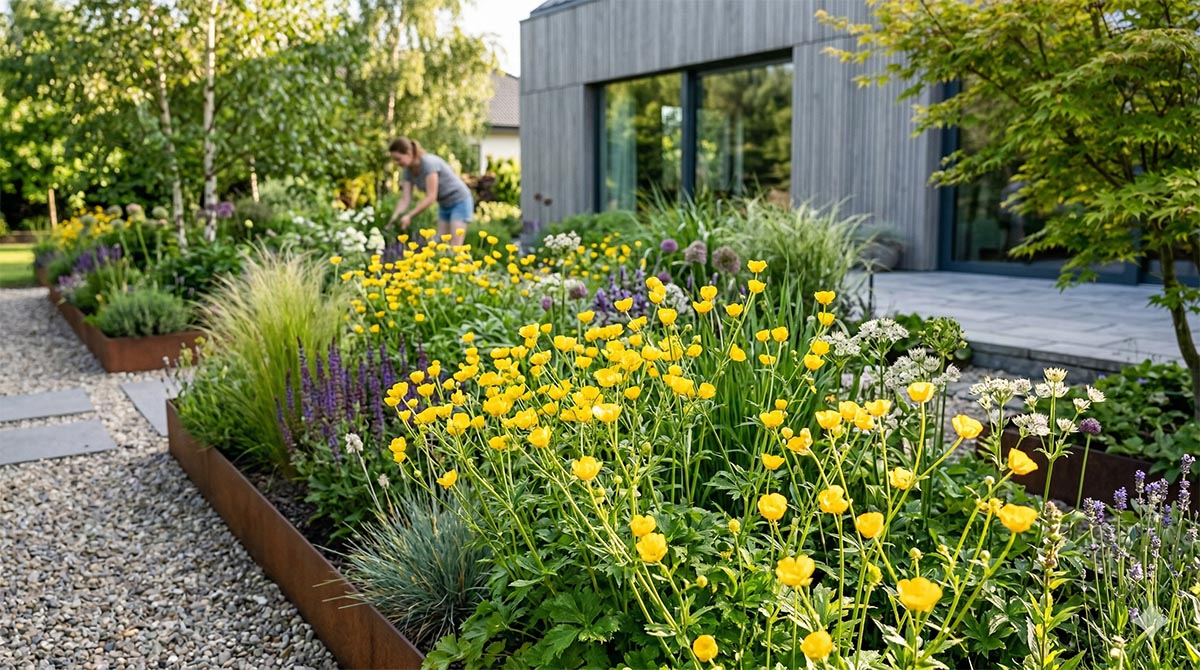 Żółte jaskry jaskry żółte