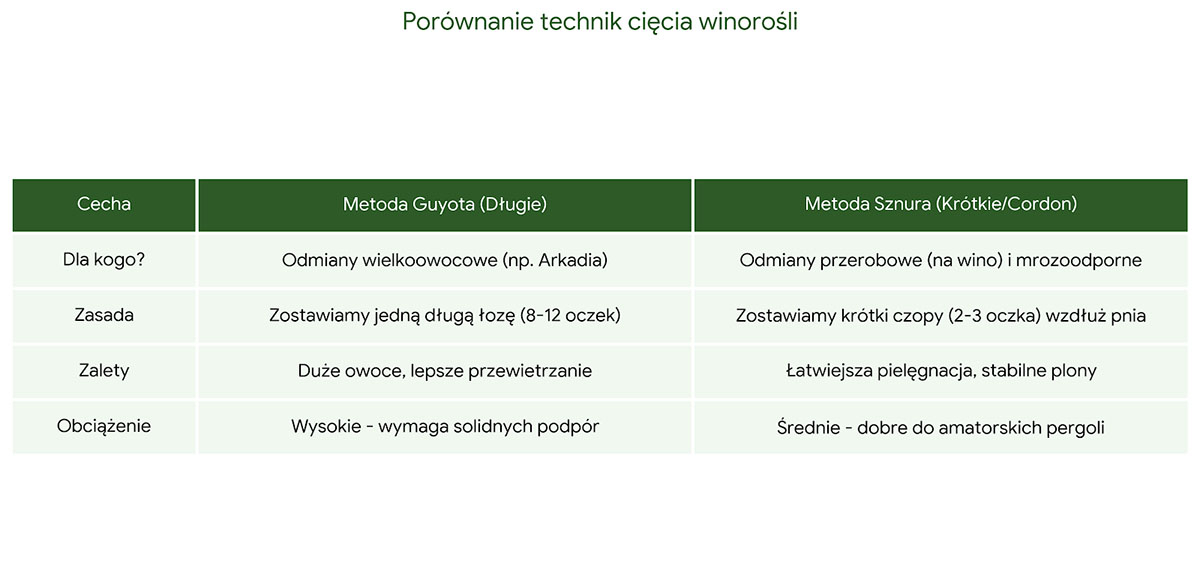 Tabela cięcia winorośli tabelacieciawinorosli