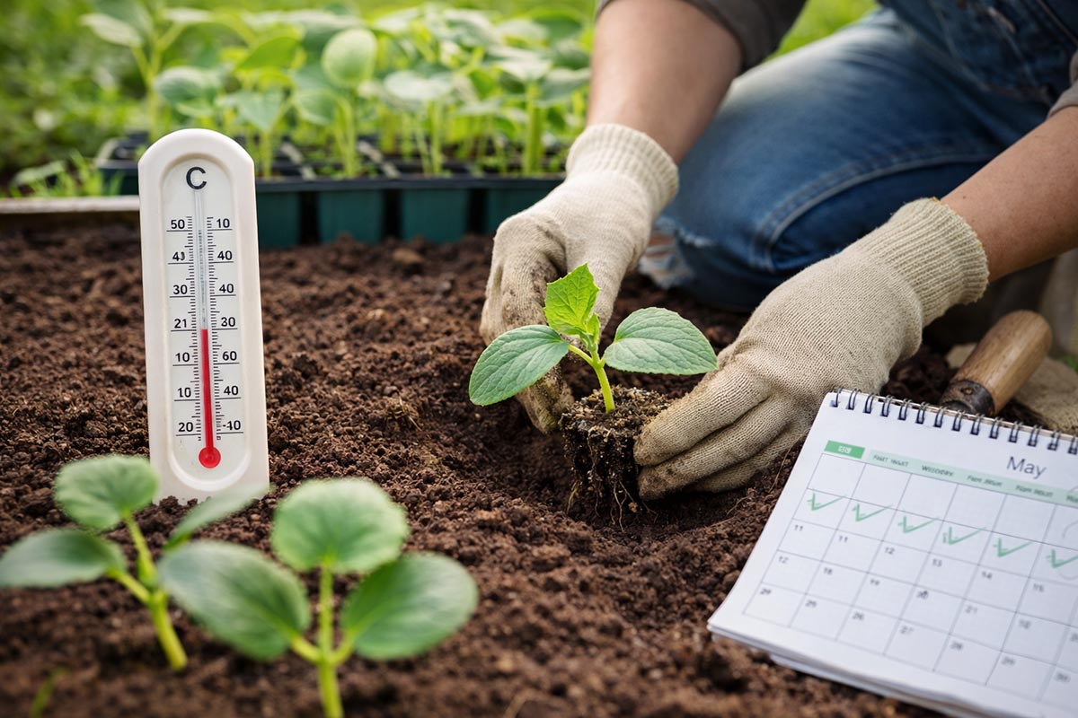 Termin sadzenia ogórków