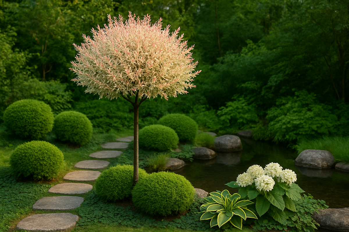 wierzba hakuro inspiracja na ogrod japonski